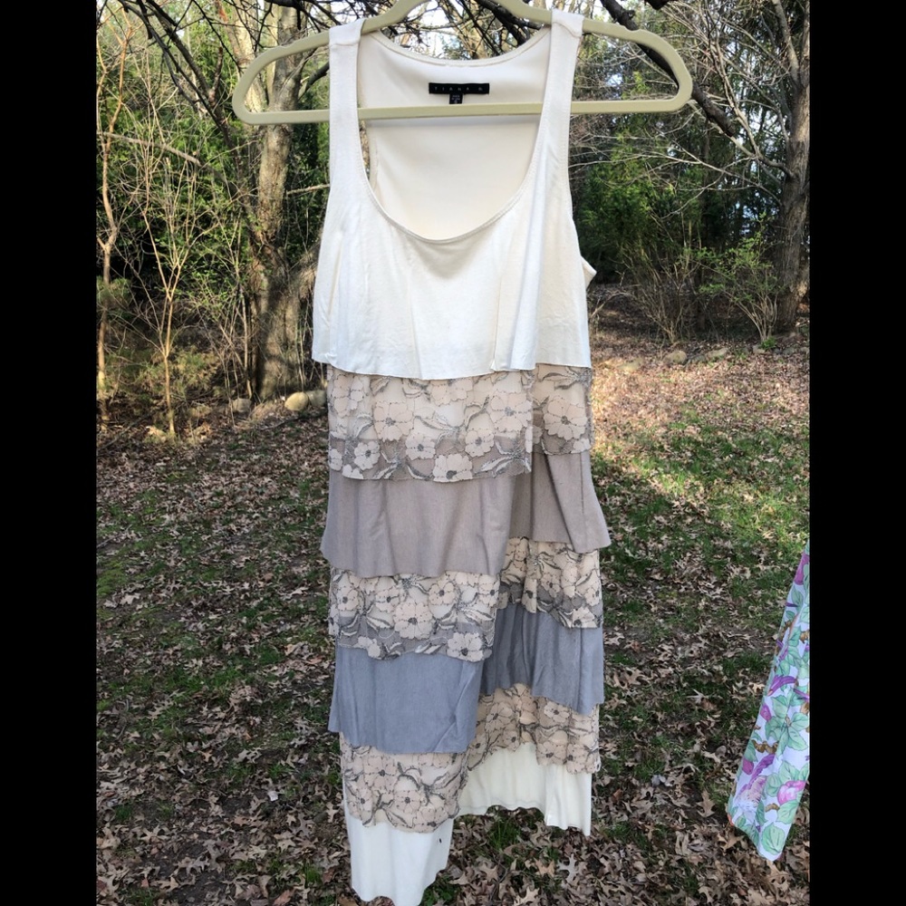Cute layered dress with lace